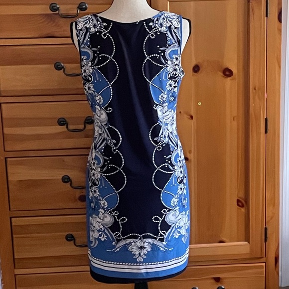 L, Lovely, Blue Dress - Picture 2 of 3